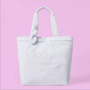 Stoney Clover x Target - white terry tote